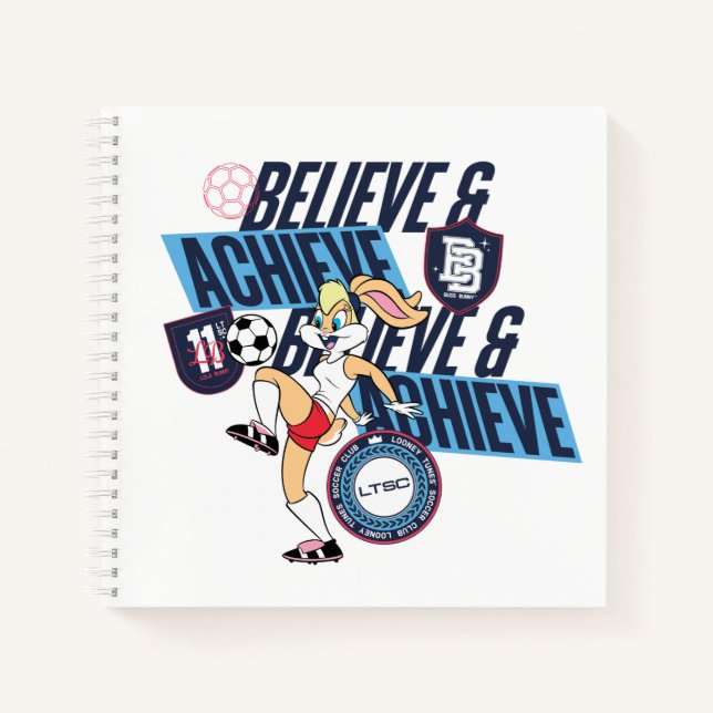 Carnet Graphisme du Club de Foot LOONEY TUNES™ de Lola Bu (Devant)