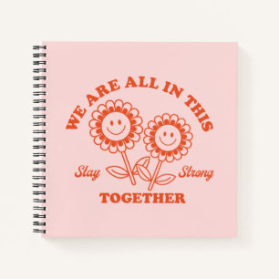 Carnet Graphisme Fleur Joyeux Retro