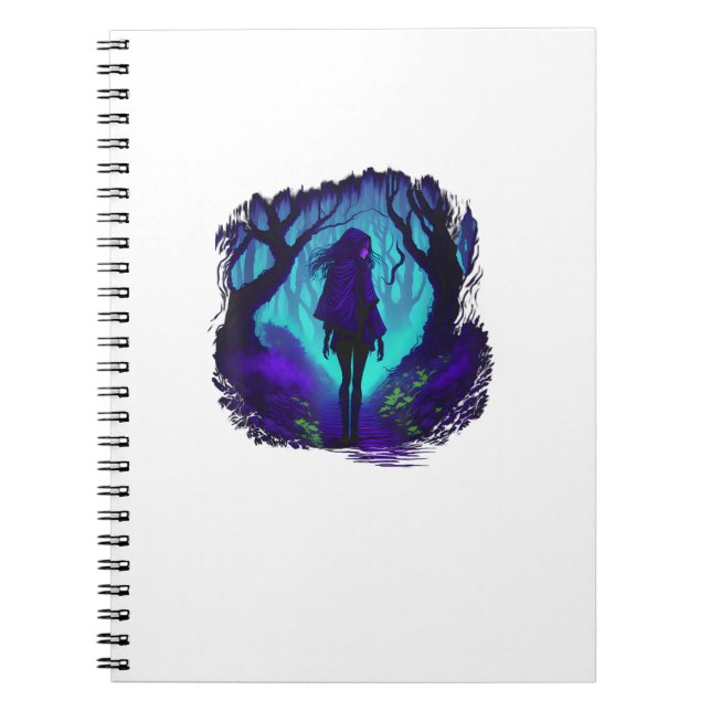 Carnet Graphisme gothique émo fée Goblincore  Forêt Graph (Devant)
