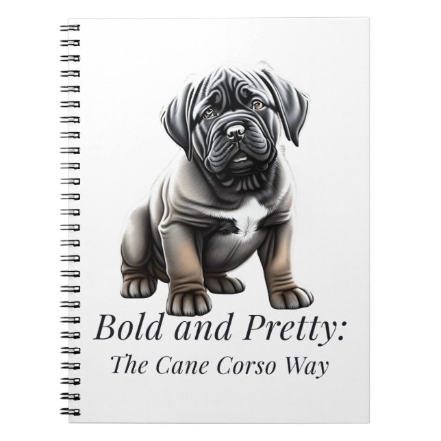 Carnet Gras et beaux : la voie du Cane Corso (Devant)