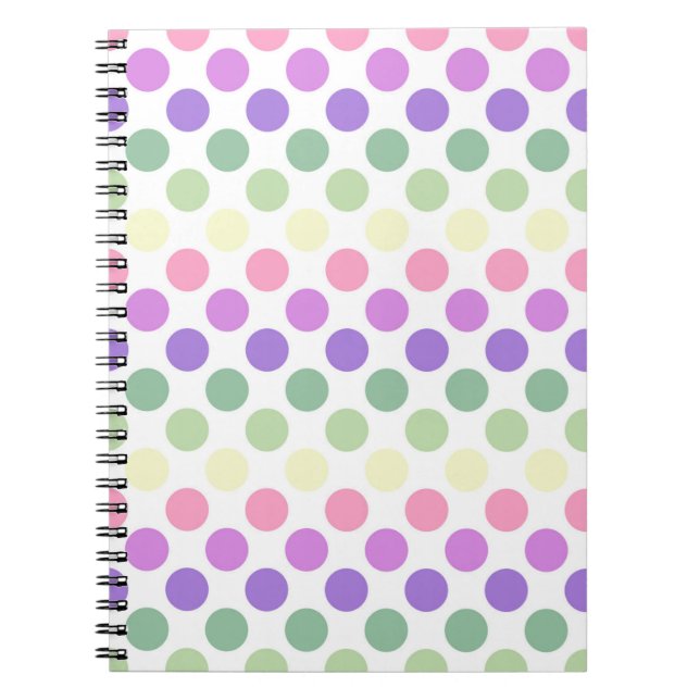Carnet Gras Genderfae Fierté Drapeau Couleurs À petits po (Devant)