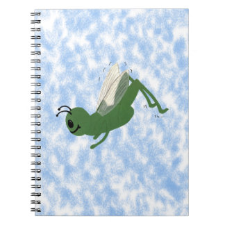 Carnet Grasshopper Whimsical Cartoon Art