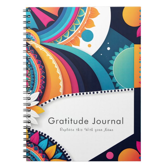 Carnet Gratitude personnalisé (Devant)