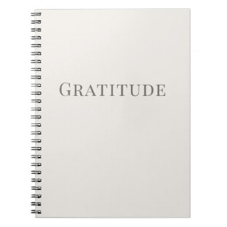 Carnet Gratitude – Typographie minimale
