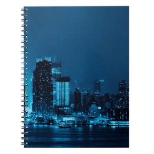 Carnet gratte-ciel du centre de Manhattan et puits de New