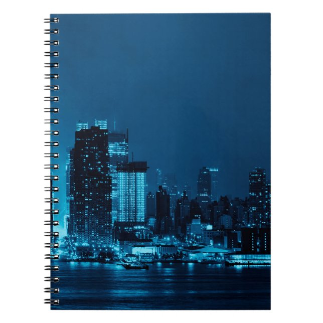 Carnet gratte-ciel du centre de Manhattan et puits de New (Devant)