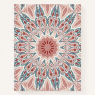 Carnet Grattez moderne Kaleidoscope Mandala art fractal