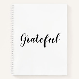 Carnet Gratuit noir blanc script personnalisé texte mign