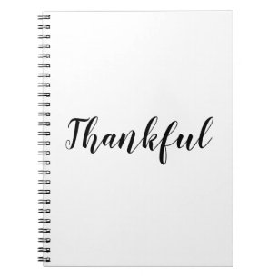 Carnet Gratuit noir blanc script personnalisé texte migno