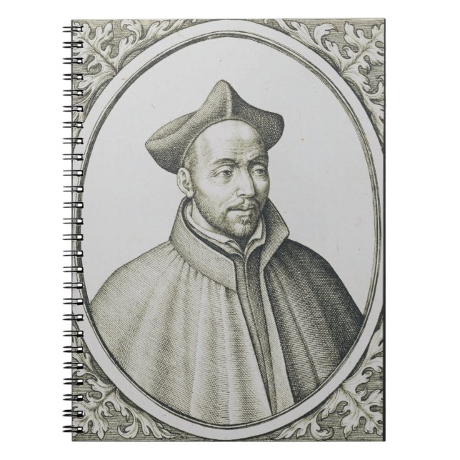 Carnet Gravure antique de Saint Ignace de Loyola Art Anti (Devant)
