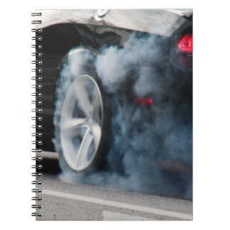 Carnet Gravure de voiture noire