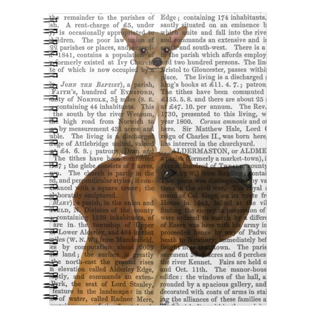 Carnet Great Dane et Chihuahua (Devant)