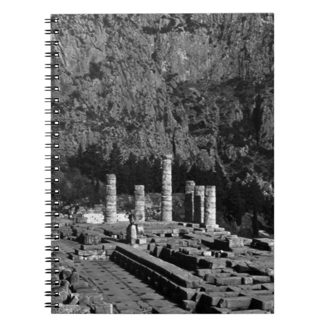 Carnet Grèce Delphi Apollo Temple 1970 (Devant)