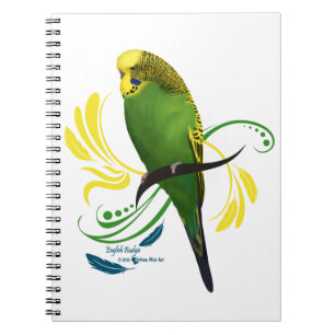 Carnet Green English Budgie