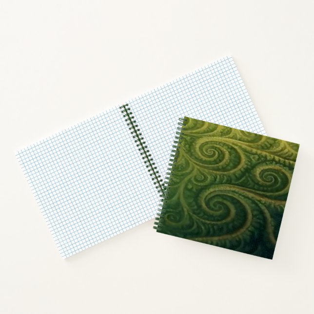 Carnet Green Fractal  (Intérieur)