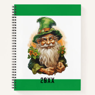 Carnet Green Garden Gnome