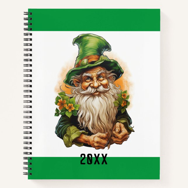 Carnet Green Garden Gnome (Devant)