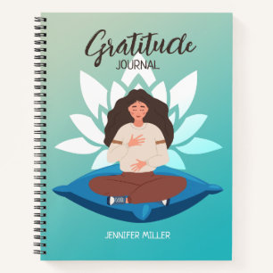 Carnet Green Gratitude Journal, Law of Attraction