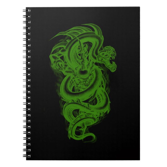 Carnet Green Serpent Spiral Notebook (Devant)