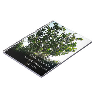 Carnet Green Tree Quote Notebook