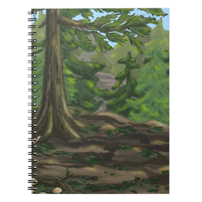 Carnet Green Woods (Devant)