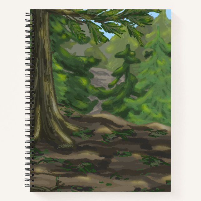 Carnet Green Woods (Devant)