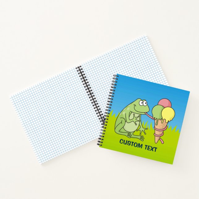 Carnet Grenouille à crème glacée (Intérieur)