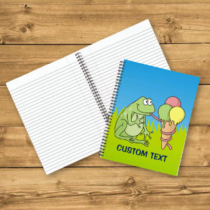 Carnet Grenouille avec glace