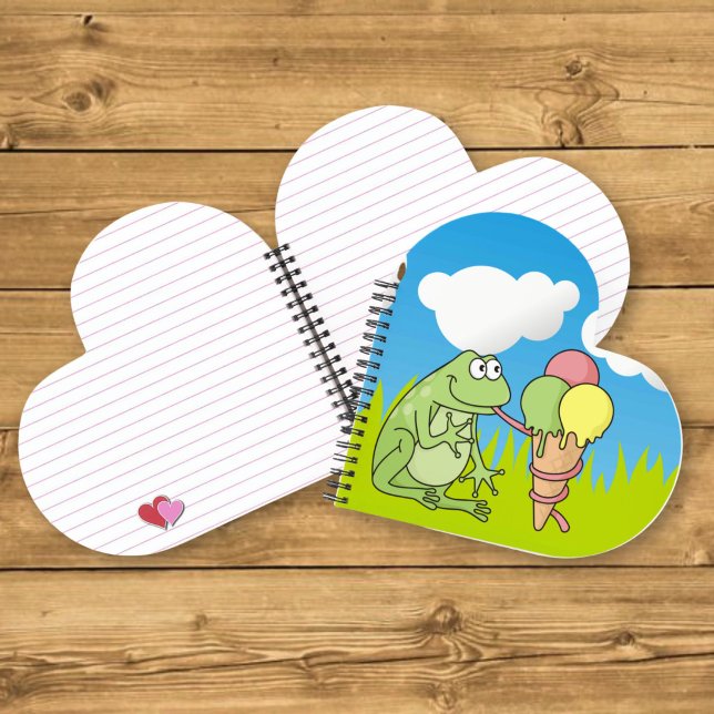Carnet Grenouille avec glace (Créateur téléchargé)