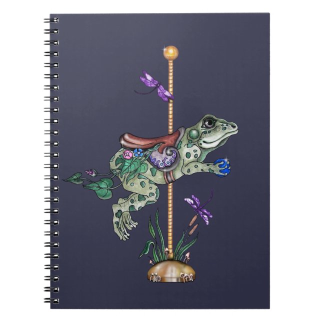 Carnet Grenouille carrousel (Devant)