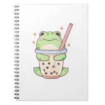 Grenouille Chibi Mignonne Enlaçant une Tasse de Th