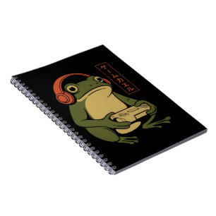Carnet Grenouille de jeu japonaise drôle vintage jeu