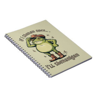 Carnet Grenouille de santé mentale drôle de Shenanigan 