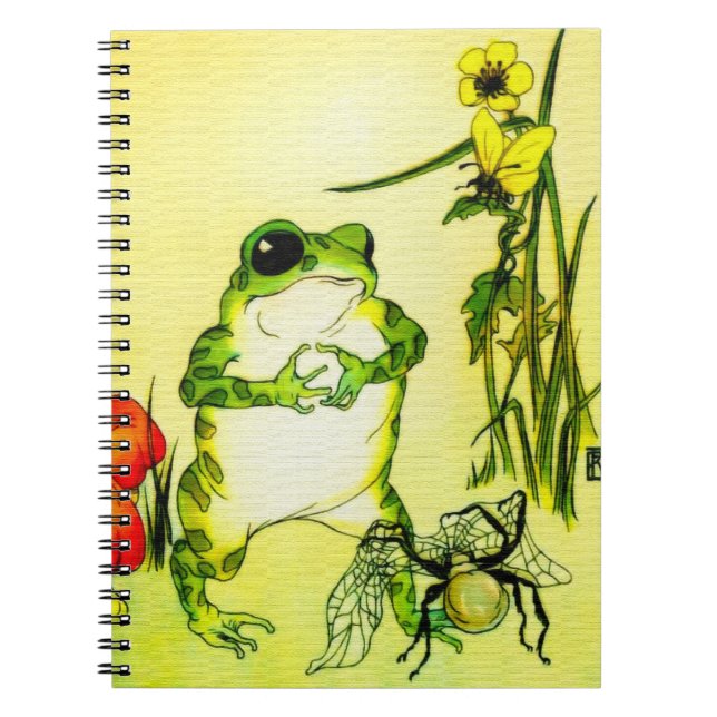 Carnet Grenouille de tache de rousseur (Devant)