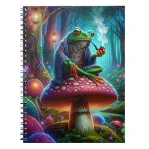 Carnet Grenouille en pensée