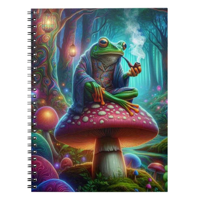 Carnet Grenouille en pensée  (Devant)