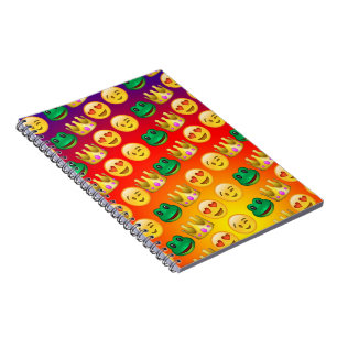 Carnet Grenouille et princesse Emojis Pattern