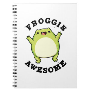 Carnet Grenouille incroyablement drôle Pun