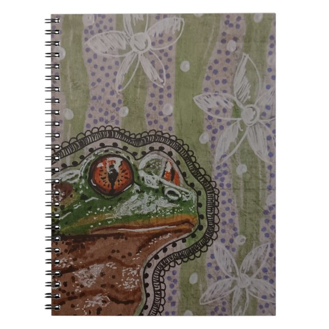 Carnet Grenouille mignonne (Devant)