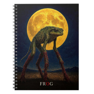Carnet Grenouille Pattes Brillantes gothique Surréaliste