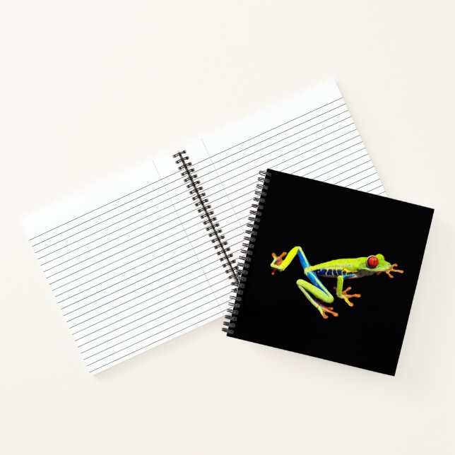 Carnet Grenouille peinte aux yeux rouges (Intérieur)