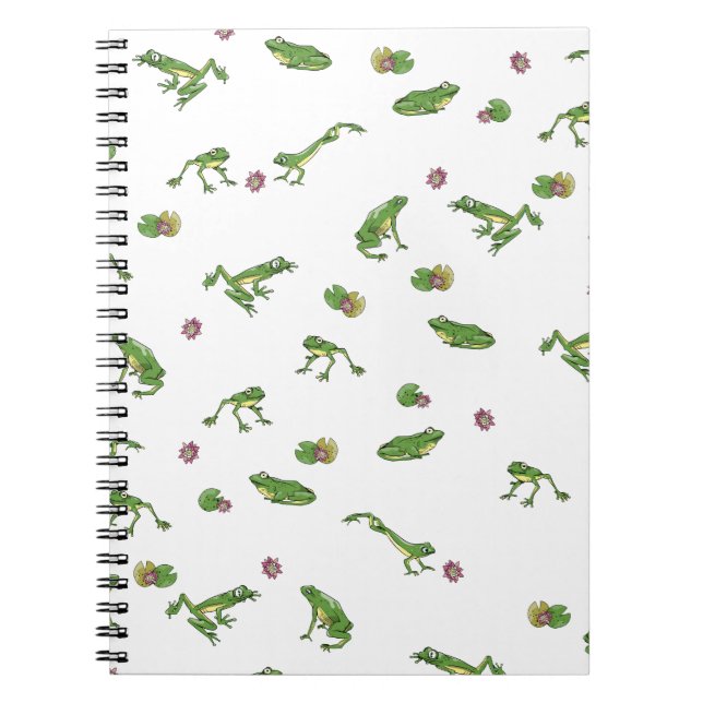 Carnet Grenouille verte (Devant)