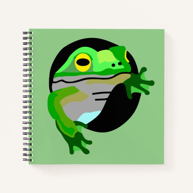 Carnet Grenouille verte (Devant)