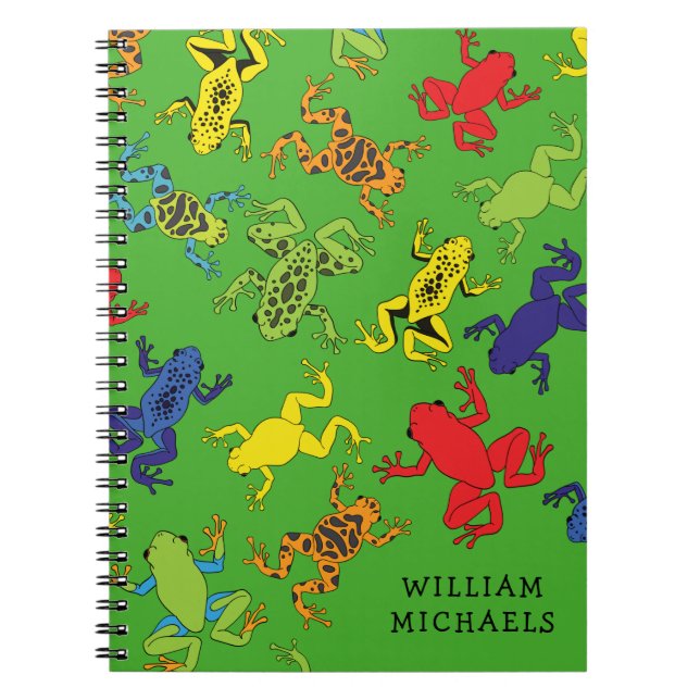 Carnet Grenouilles arboricoles Mignon Enfant (Devant)
