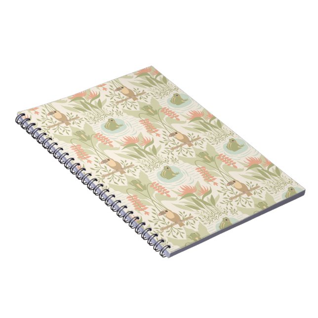 Carnet Grenouilles et oiseaux de la jungle douce (Côté Droit)