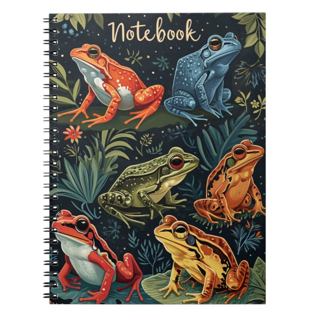 Carnet Grenouilles Vintage (Devant)
