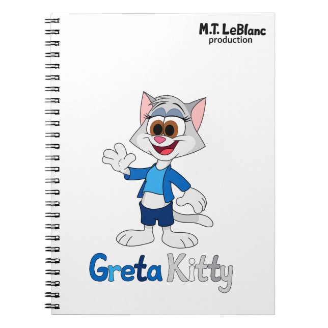 Carnet Greta Kitty  (Devant)