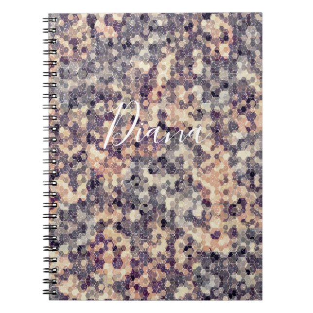 Carnet Grey, beige (Devant)