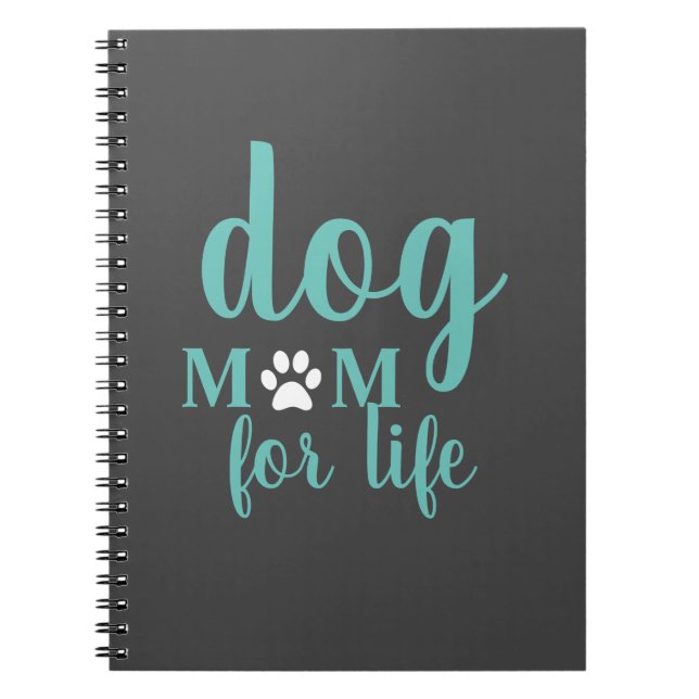 Carnet Grey Chien Maman Pour La Vie (Devant)