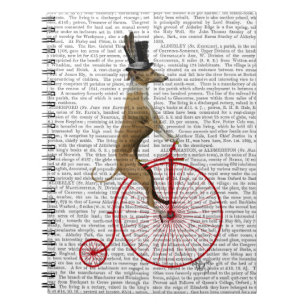Carnet Greyhound sur Red Penny Farthing Bike